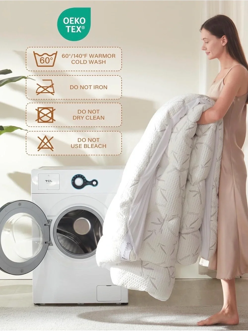 White Quilted Waterproof Mattress Protector
